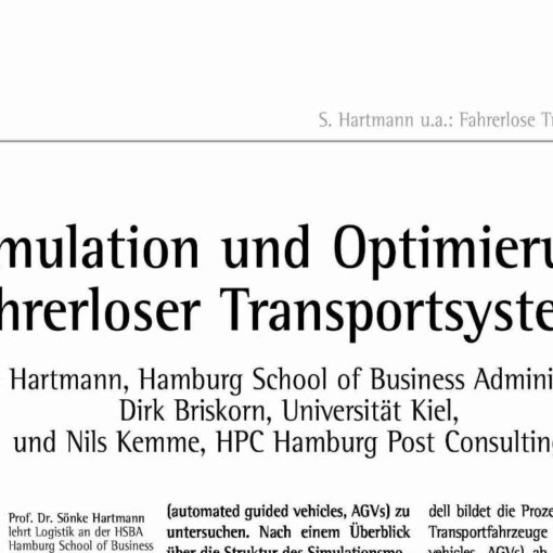 Simulation and Optimization of Automated Guided Vehicles