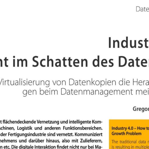 Industrie 4.0:Licht im Schatten des Datenbergs