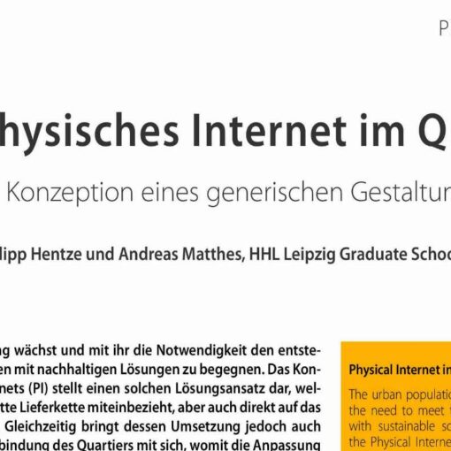 Physical Internet in the City District