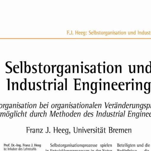 Self-Organization and Industrial Engineering