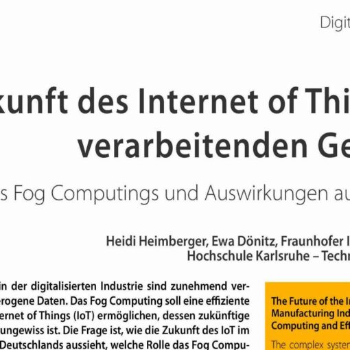 Die Zukunft des Internet of Things im verarbeitenden Gewerbe