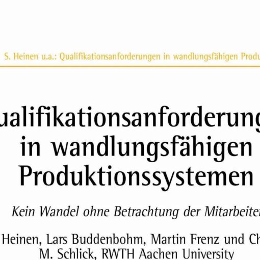 Demands on Qualification within Versatile Work Processes