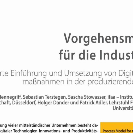 Vorgehensmodelle für die Industrie 4.0