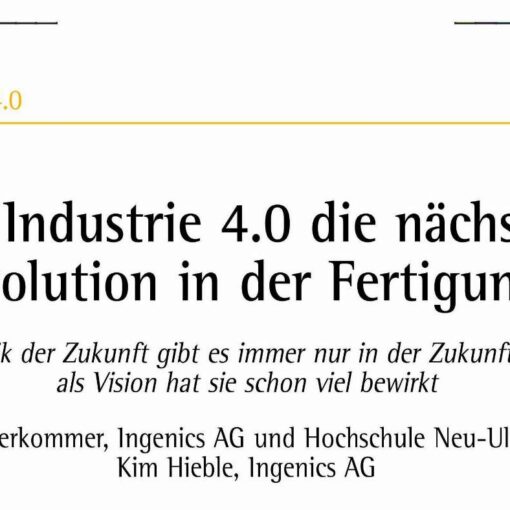 Is Industry 4.0 the Next Revolution in the Production?