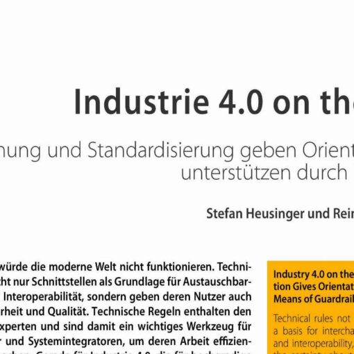 Industry 4.0 on the Road
