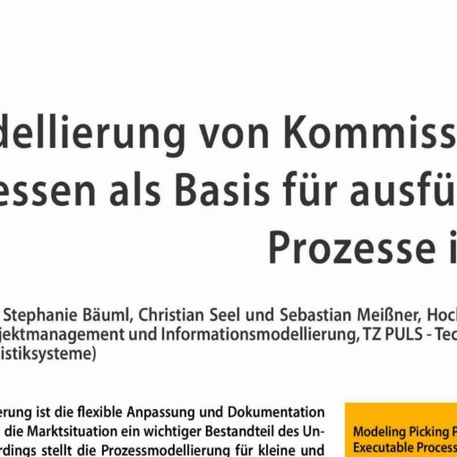 Modellierung von Kommissionierprozessen