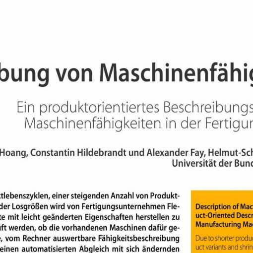 Description of Machine Skills