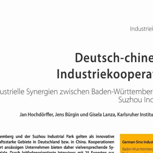 German-Sino Industrial Cooperation