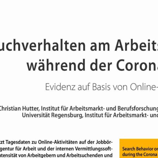 Search Behavior on the Labour Market during the Corona Crisis