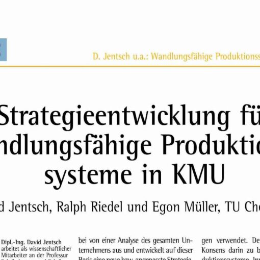 Strategy Development and Implementation for Agile Production Systems in SME