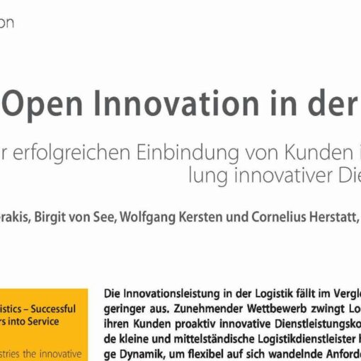 Open Innovation in Logistics