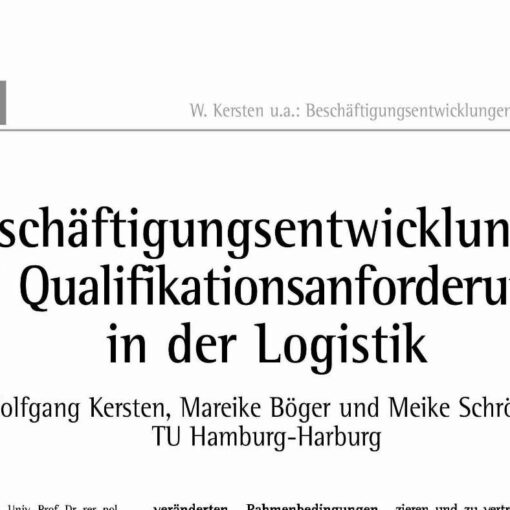 Effects on Employment in the Logistics Field