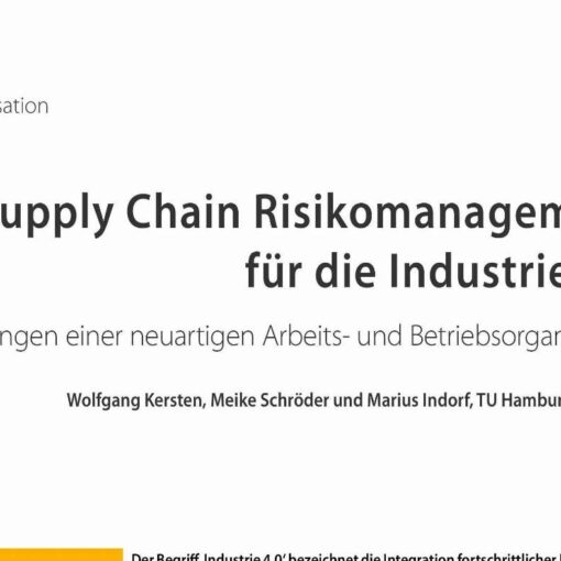 Supply Chain Risk Management for the Industry 4.0