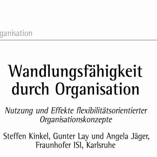 Adaptability Through Organisation
