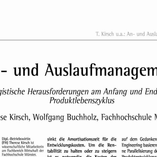 Ramp-Up and Phase-Out-Management