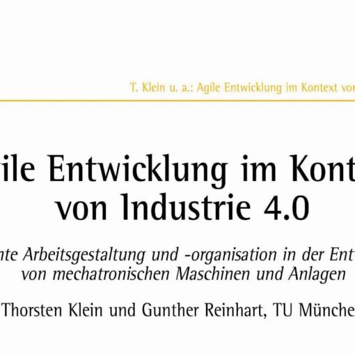Agile Engineering in Mechatronic Machinery and Plant Construction