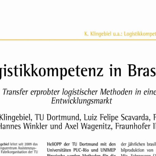 Logistikkompetenz in Brasilien