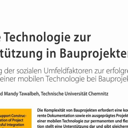 Mobile Technologie zur Unterstützung in Bauprojekten