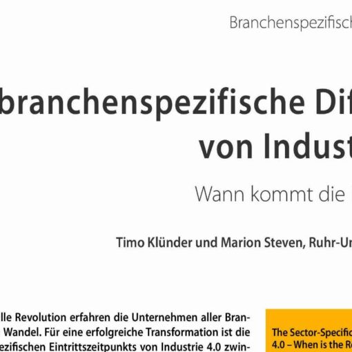 The Sector-Specific Diffusion of Industry 4.0