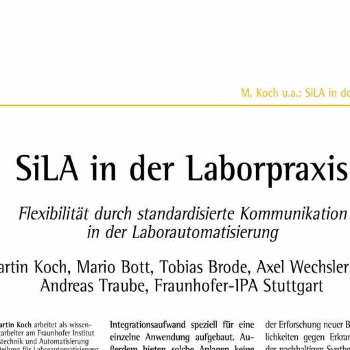 SiLA in Laboratory Practice