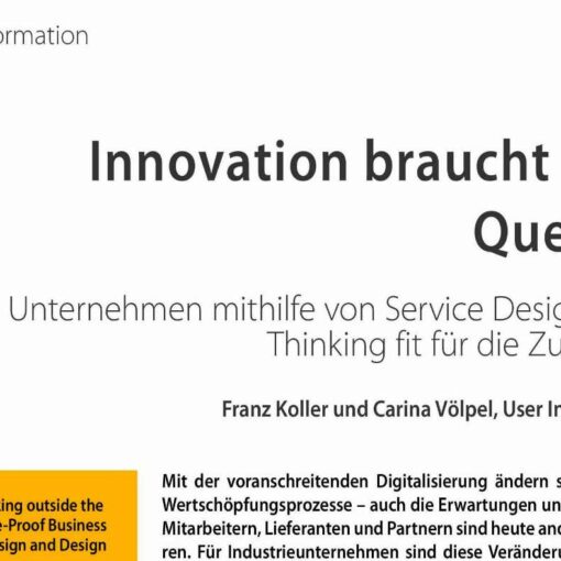Innovation Needs Thinking outside the Box