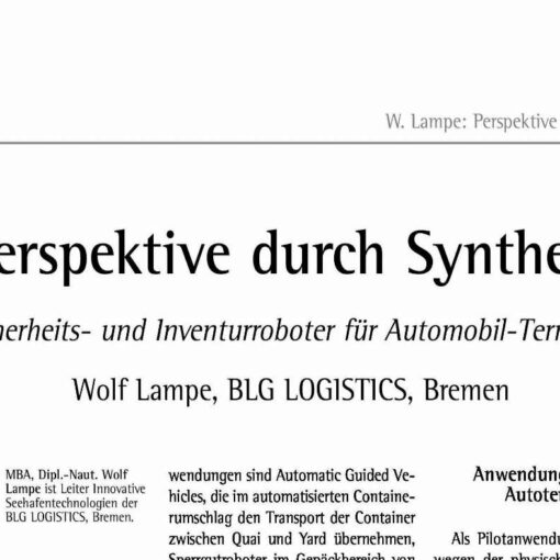 Perspective through Synthesis - Security and Inventory Robots for Car Terminals