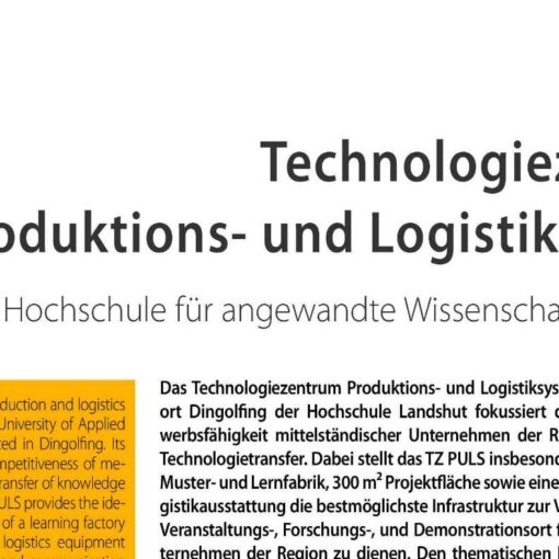 Technologiezentrum Produktions- und Logistiksysteme