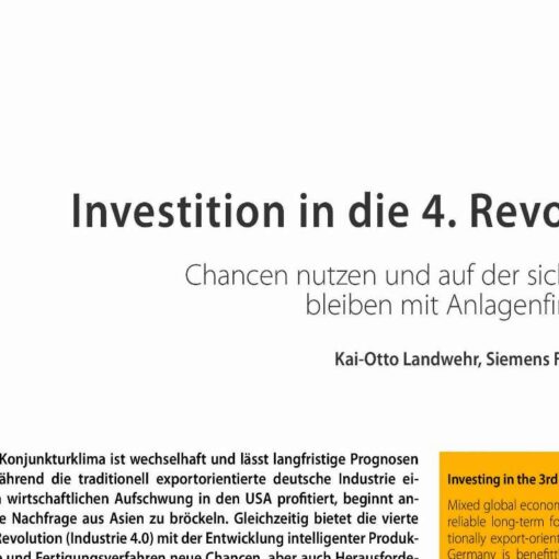 Investing in the 3rd Industrial Revolution
