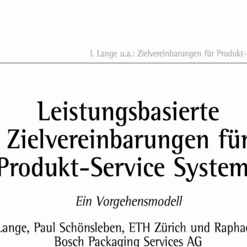 Performance-Based Product-Service-System Contracts