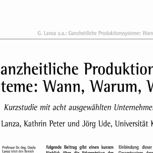 Integrated Production Systems - A Short Survey about the When, Why and How