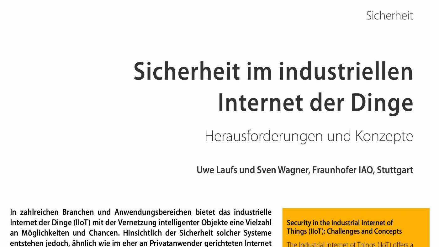 Security in the Industrial Internet of Things (IIoT): Challenges and ...