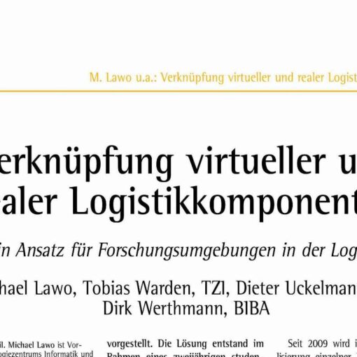Matching Virtual and Real Supply Chain Objects