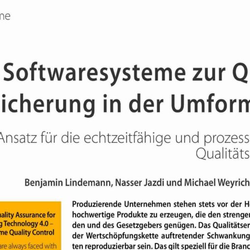 Softwaresysteme zur Qualitätssicherung in der Umformtechnik