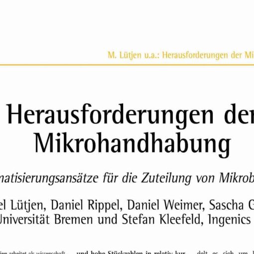 Challenges of Micro Handling