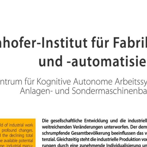 Fraunhofer-Institut für Fabrikbetrieb und -automatisierung IFF