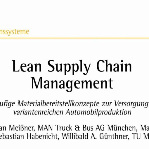 Lean Supply Chain Management