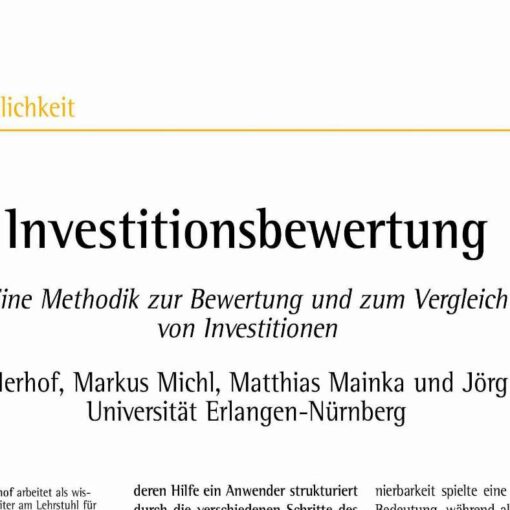 Investment Evaluation