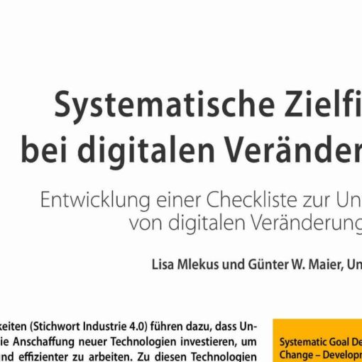 Systematic Goal Definition in Digital Change