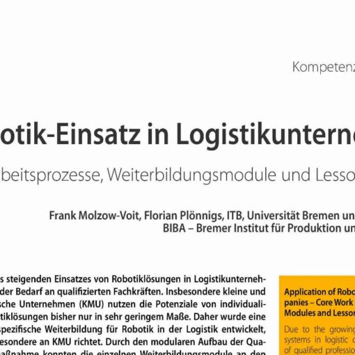 Robotik-Einsatz in Logistikunternehmen