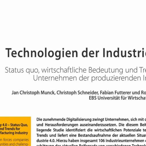 Technologien der Industrie 4.0