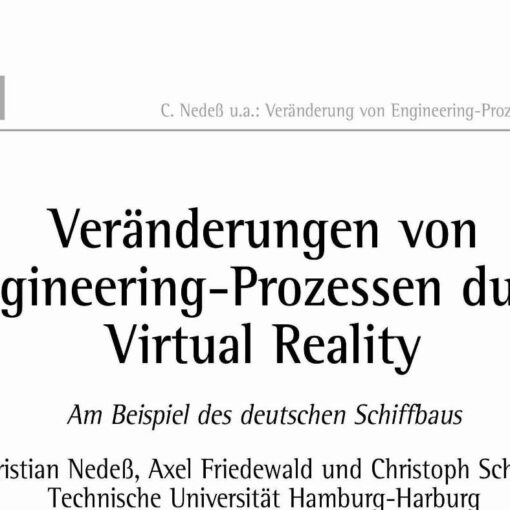 Impact of Virtual Reality Techchnology on Engineering Processes