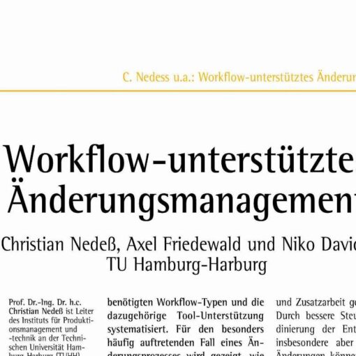 Workflow-Based Change Management in Complex Product Development Projects