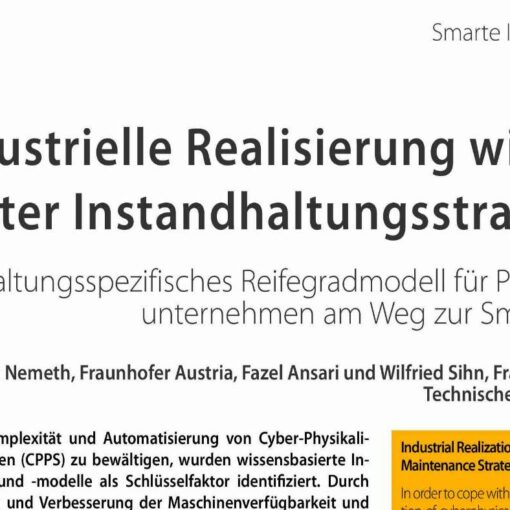 Industrial Realization of Knowledge-Based Maintenance Strategies