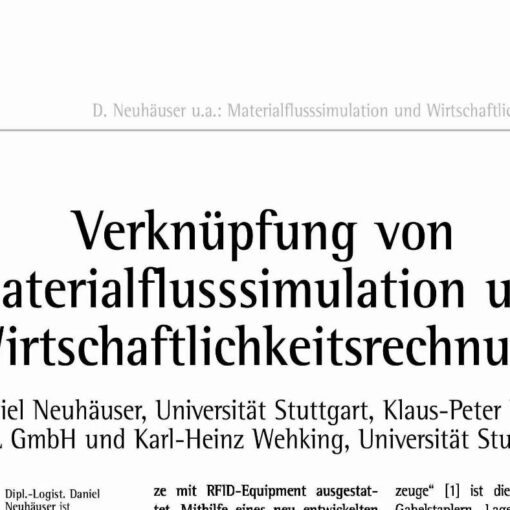 Material Flow Simulation and Cost Efficiency