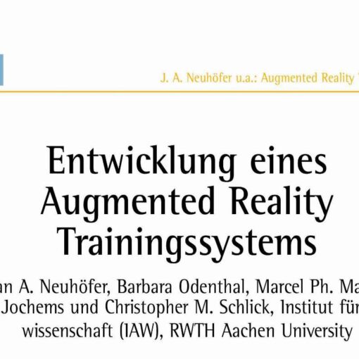 Augmented Reality Training System