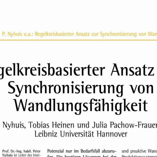 Regelkreisbasierter Ansatz zur Synchronisierung von Wandlungsfähigkeit