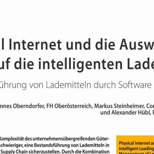 Physical Internet and the Effects on the Intelligent Loading Tackle