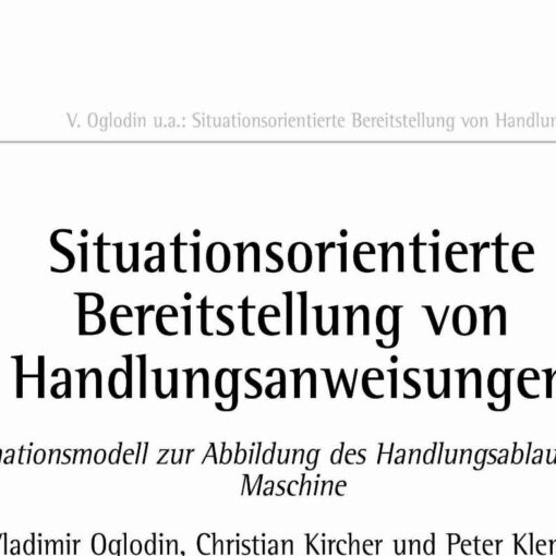 Situationsorientierte Bereitstellung von Handlungsanweisungen