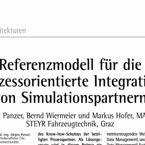 Reference Model for the Process-Oriented Integration of Simulation Partners