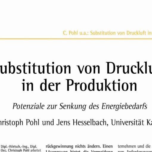 Substitution of Compressed Air